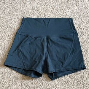 Born Primitive Women's High-Waisted Dark Teal Shorts